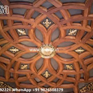 Wooden Classic Ceiling Design Pop Long Design No-12171