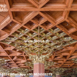 Wooden Classic Ceiling Design Pop Apple Design No-12181