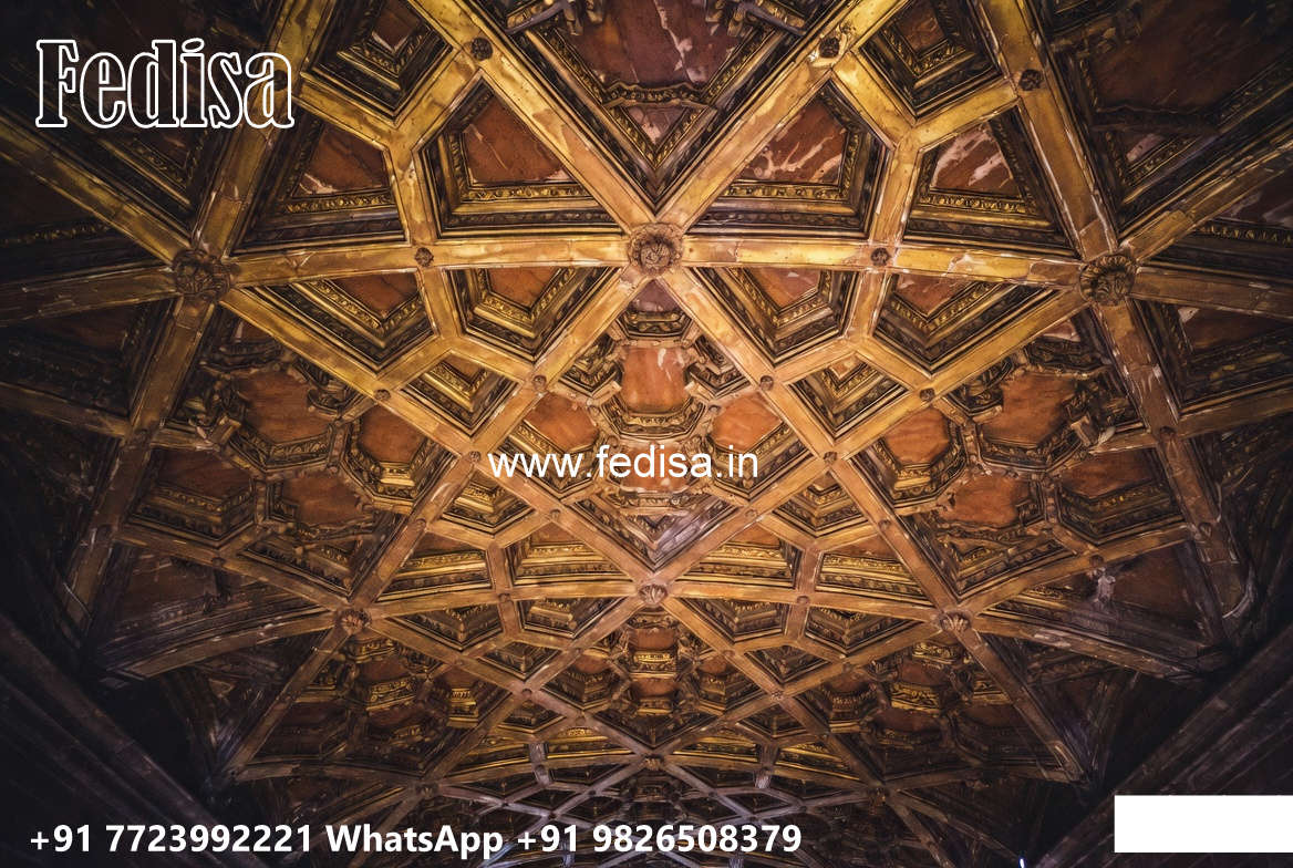 Wooden Classic Ceiling Design Pop Ke Design Minus Plus Ke No-12200