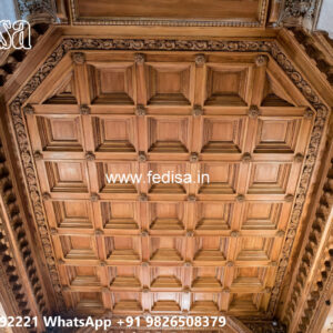 Wooden Classic Ceiling Design Chhat Design Color No-12214