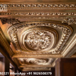 Wooden Classic Ceiling Design Kitchen Pop Plus Minus No-12235