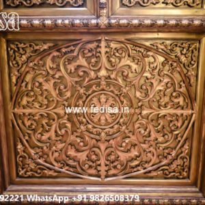 Wooden Classic Ceiling Design Hall Ceiling New Design No-12246