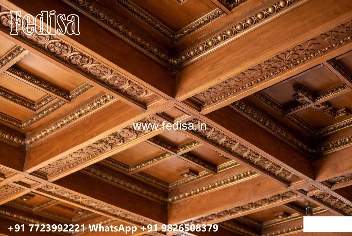 Wooden Classic Ceiling Design Simple Pop Design Without Ceiling No-12255