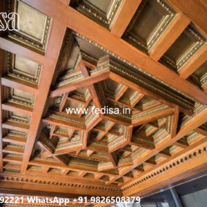 Wooden Classic Ceiling Design Makan Ceiling Design No-12258