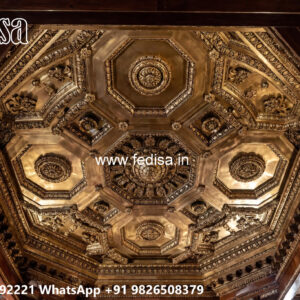 Wooden Classic Ceiling Design Top 10 Pop Ceiling Design No-12351