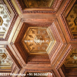 Wooden Classic Ceiling Design Plus Minus Pop Design For Bathroom Roof No-12354