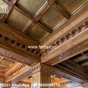 Wooden Classic Ceiling Design Ceiling Design Minus Plus No-12363