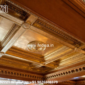 Wooden Classic Ceiling Design House Ceiling Design Cement No-12371