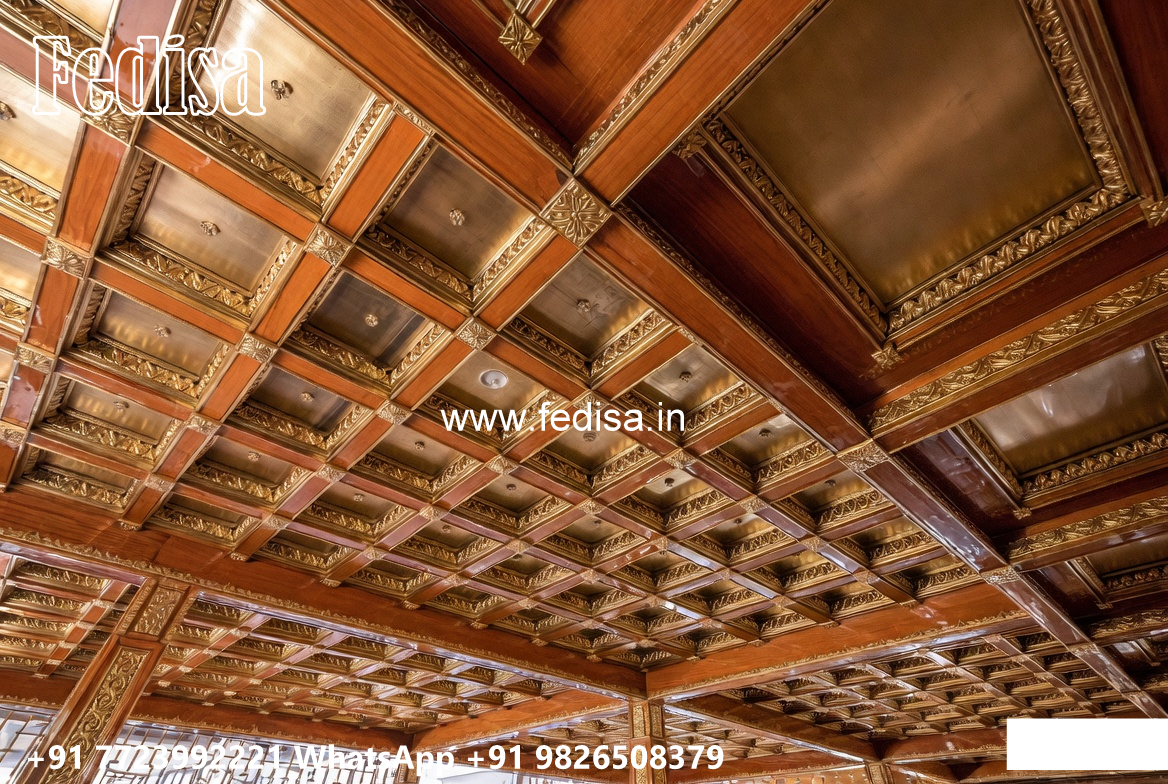 Wooden Classic Ceiling Design Ceiling Pop Ceiling No-12413