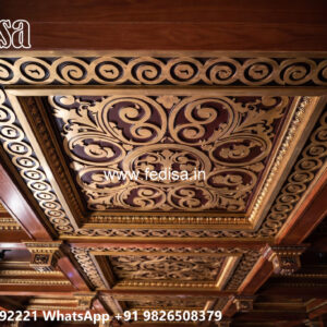 Wooden Classic Ceiling Design Minus Plus Ka Design Pop Ka No-12415