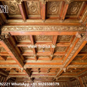 Wooden Classic Ceiling Design Pop Design Home Hall No-12442
