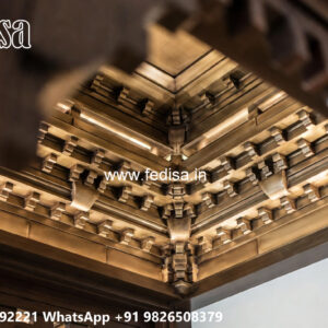 Wooden Classic Ceiling Design Border Design Pop No-12447