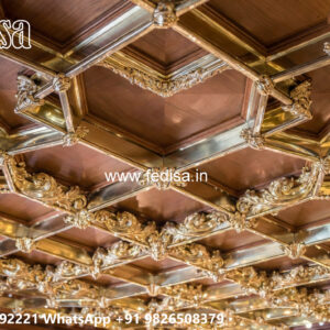 Wooden Classic Ceiling Design Pop Without False Ceiling No-12472