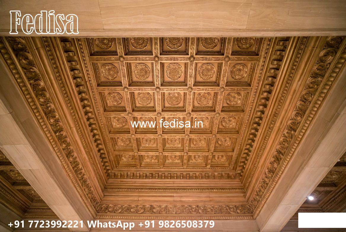 Wooden Classic Ceiling Design Pop Design In Hall 2026 No-12490