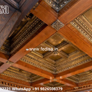 Wooden Classic Ceiling Design False Ceiling Design And Cost No-12494