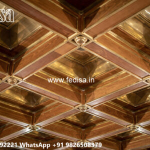 Wooden Classic Ceiling Design Cement Ki Pop Ke Design No-12504