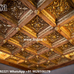 Wooden Classic Ceiling Design Different Types Of Pop Design No-12505