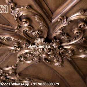Wooden Classic Ceiling Design Plus Minus Wali Pop No-12522