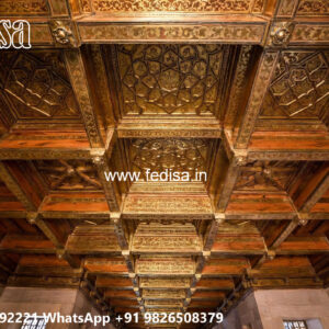 Wooden Classic Ceiling Design P0p Design 2026 No-12536