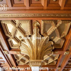 Wooden Classic Ceiling Design Best Design False Ceiling No-12538