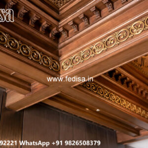 Wooden Classic Ceiling Design Ceiling Design Hall Living Room No-12539