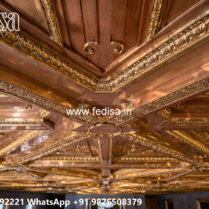 Wooden Classic Ceiling Design Pop Ki Ceiling No-12555