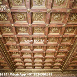 Wooden Classic Ceiling Design Wall Fall Ceiling Design No-12587