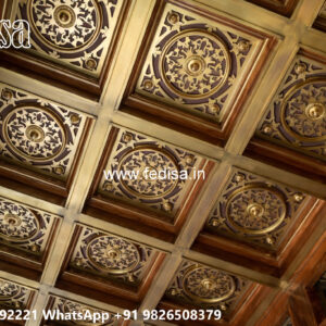 Wooden Classic Ceiling Design Pop Ceiling Design For Bathroom No-12605