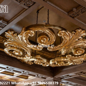 Wooden Classic Ceiling Design Minus Plus Design For Hall No-12609