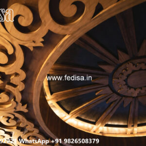 Wooden Classic Ceiling Design Down Fall Ceiling Design No-12629