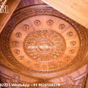 Wooden Classic Ceiling Design Pop Ceiling Room No-12635