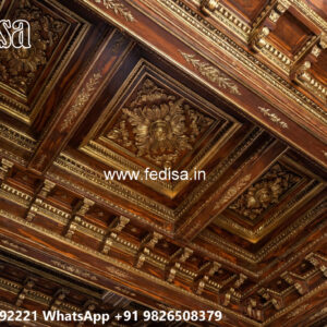 Wooden Classic Ceiling Design Minus Plus Color Design No-12641