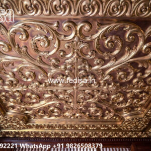 Wooden Classic Ceiling Design Modern Hall Pop Design No-12677