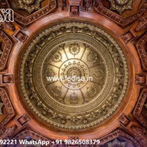 Wooden Classic Ceiling Design Pop Design Ceiling Hall No-12678