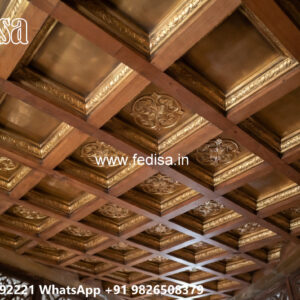 Wooden Classic Ceiling Design Pop Ceiling Decoration No-12711