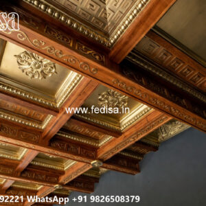 Wooden Classic Ceiling Design Pop Simple Design Room No-12712