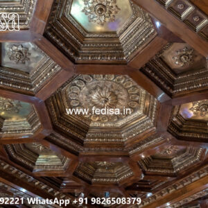 Wooden Classic Ceiling Design Asian Paints Pop Design No-12718