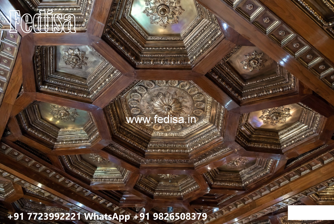 Wooden Classic Ceiling Design Asian Paints Pop Design No-12718