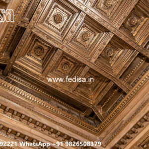 Wooden Classic Ceiling Design Simple Plus Minus Pop Design For Bedroom No-12736