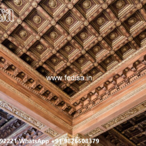 Wooden Classic Ceiling Design Best Pop Design For Hall 2026 No-12740
