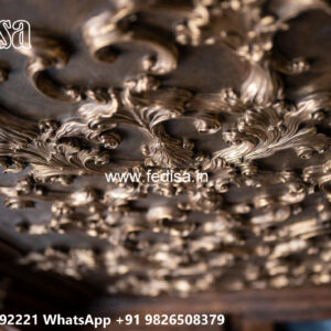 Wooden Classic Ceiling Design Minus Plus Pop Design For Room No-12752