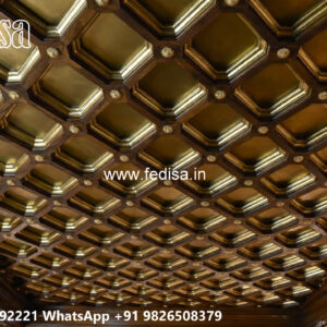 Wooden Classic Ceiling Design Indian Pop Design For Hall No-12761