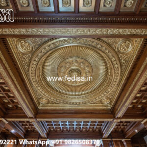 Wooden Classic Ceiling Design Pop New Design Room No-12764