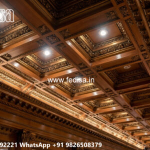 Wooden Classic Ceiling Design New Plaster Ceiling Design No-12771