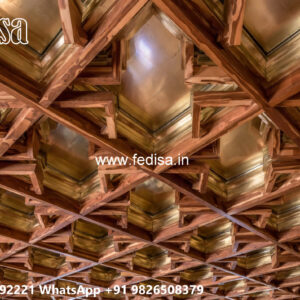 Wooden Classic Ceiling Design False Ceiling Hall Room No-12785