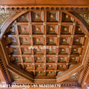 Wooden Classic Ceiling Design Gallery Plus Minus Pop Design No-12796
