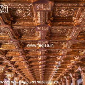 Wooden Classic Ceiling Design Pop Design Ceiling Color No-12822