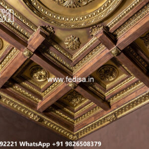 Wooden Classic Ceiling Design Pop Ka Four Ceiling Design No-12825