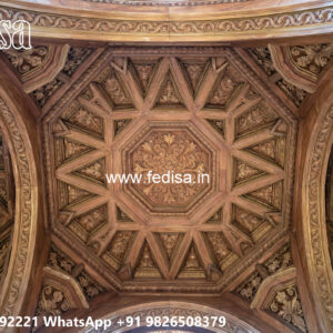 Wooden Classic Ceiling Design Simple Pop Design Without False Ceiling No-12857