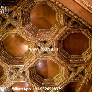 Wooden Classic Ceiling Design Different Types Of False Ceiling Design No-12860